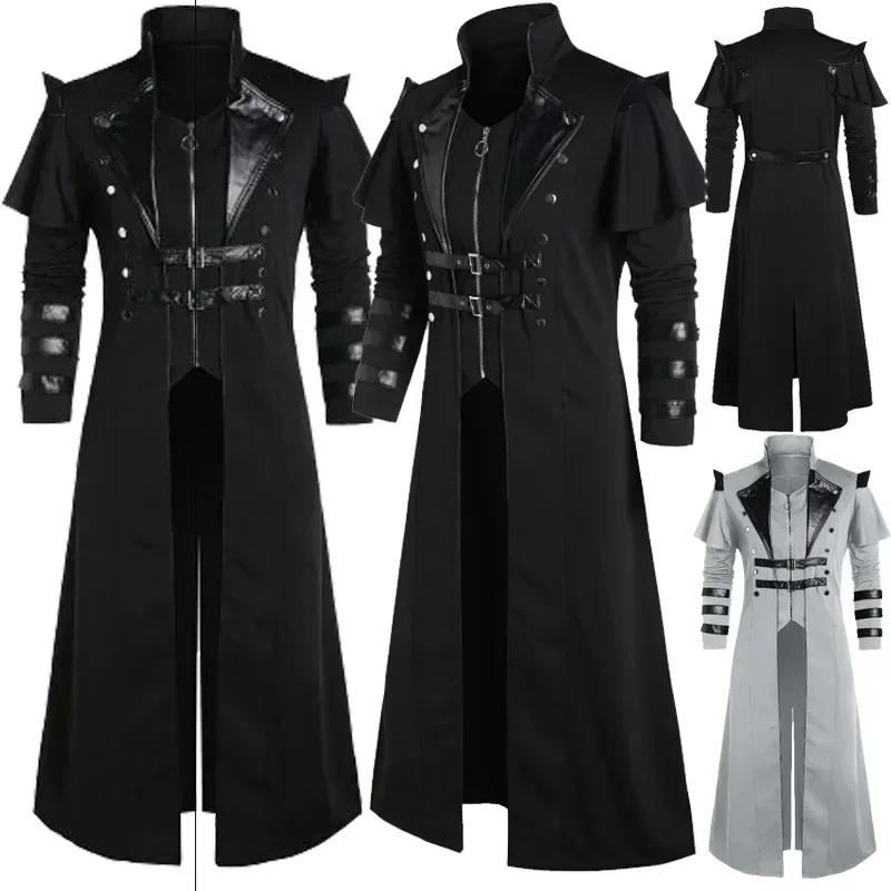 Vintage Victorian Fashion - Kostium Męski Vintage Halloween Średniowieczny Steampunk