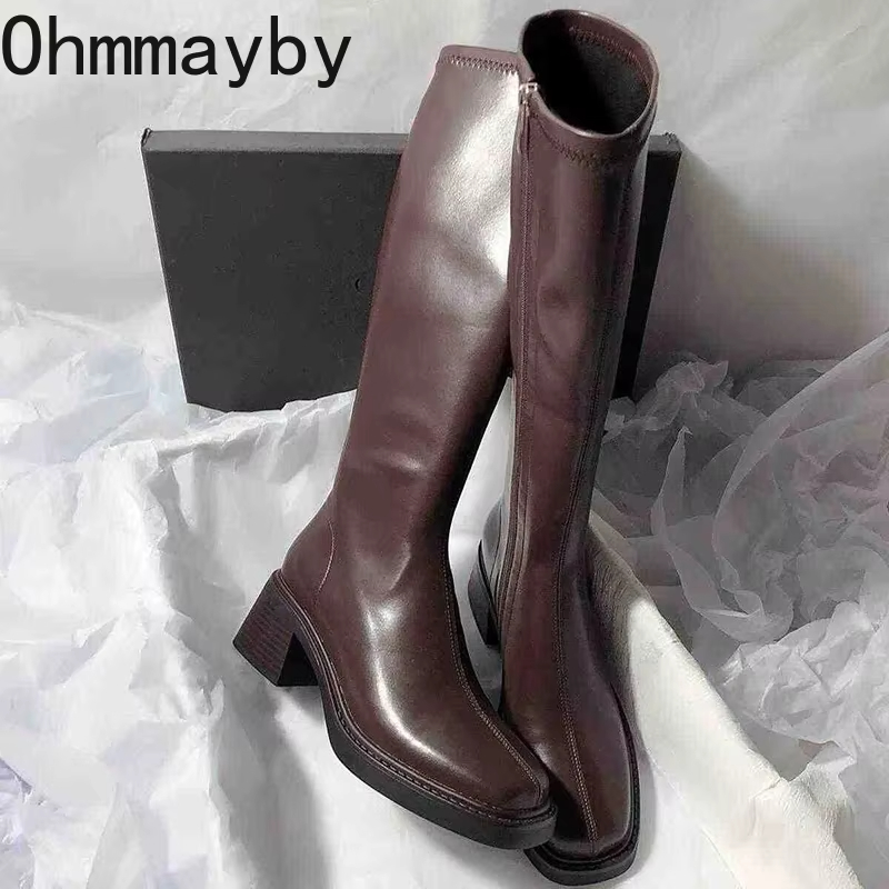 Vintage Fashion Ladies - Vintage gruby obcas damskie buty do