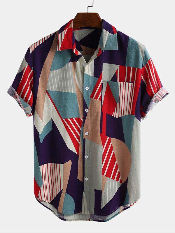 Printed Floral Shirt - Koszula z nadrukiem w małych, unikalnych