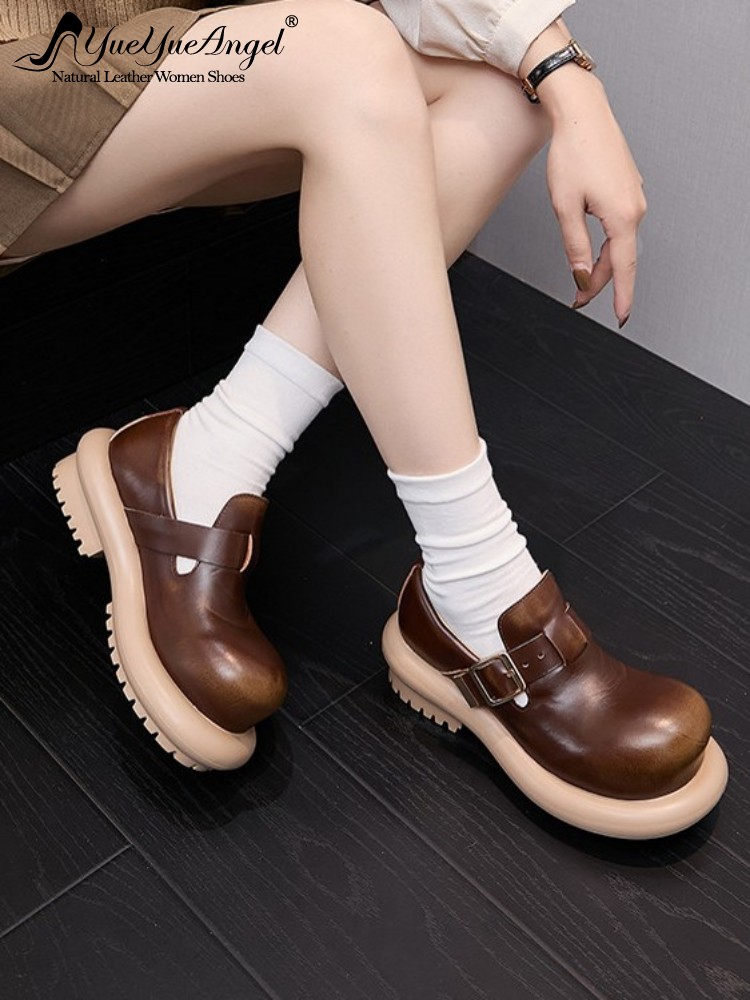 Vintage Fashion Ladies - Brytyjskie buty derby w stylu vintage