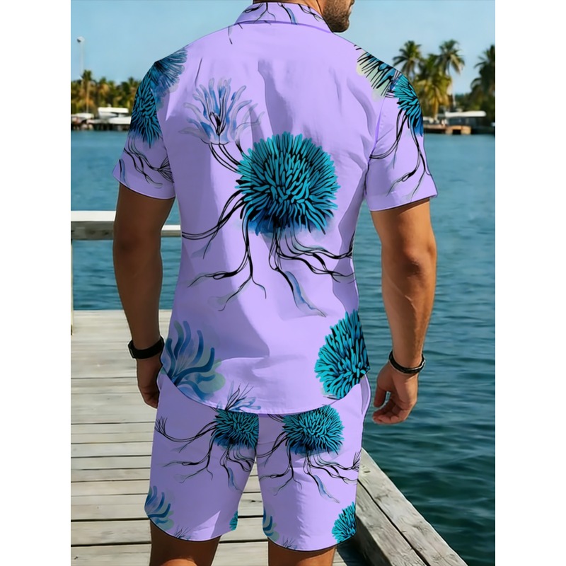 Męski zestaw: koszula hawajska – Printed Floral Shirt recenzja i cena