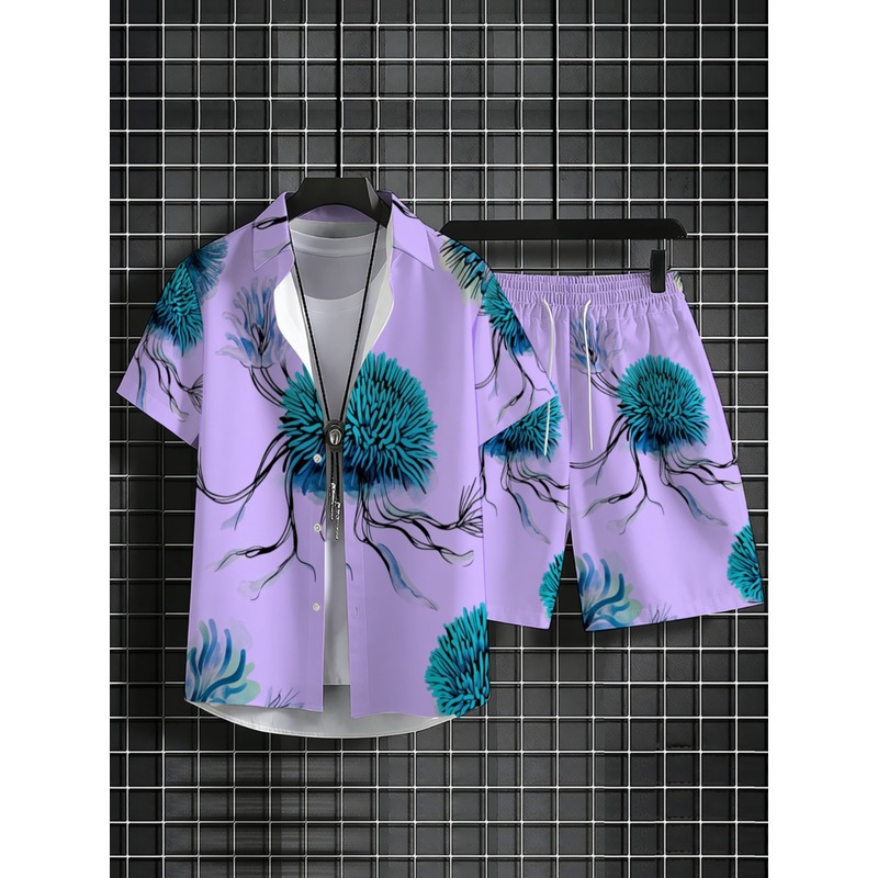 Męski zestaw: koszula hawajska – Printed Floral Shirt recenzja i cena
