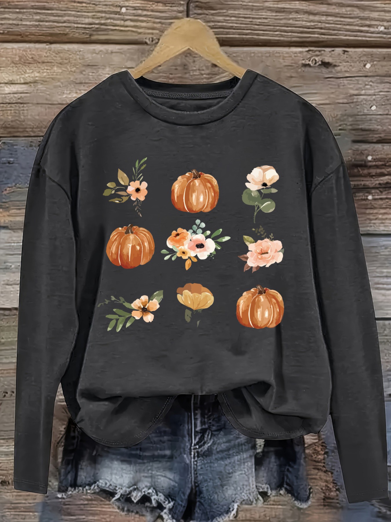 Damska codzienna koszulka z dł – Printed Floral Shirt recenzja i cena