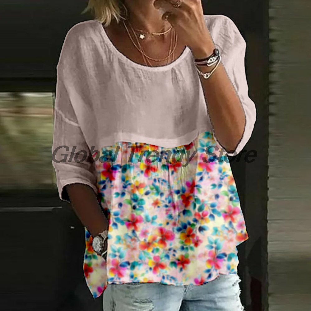 Damska bluzka z kwiatowym nadr – Printed Floral Shirt recenzja i cena