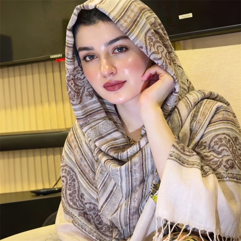 Vintage Szal Hidżab z Wzorem P – Vintage Fashion Ladies recenzja i cena