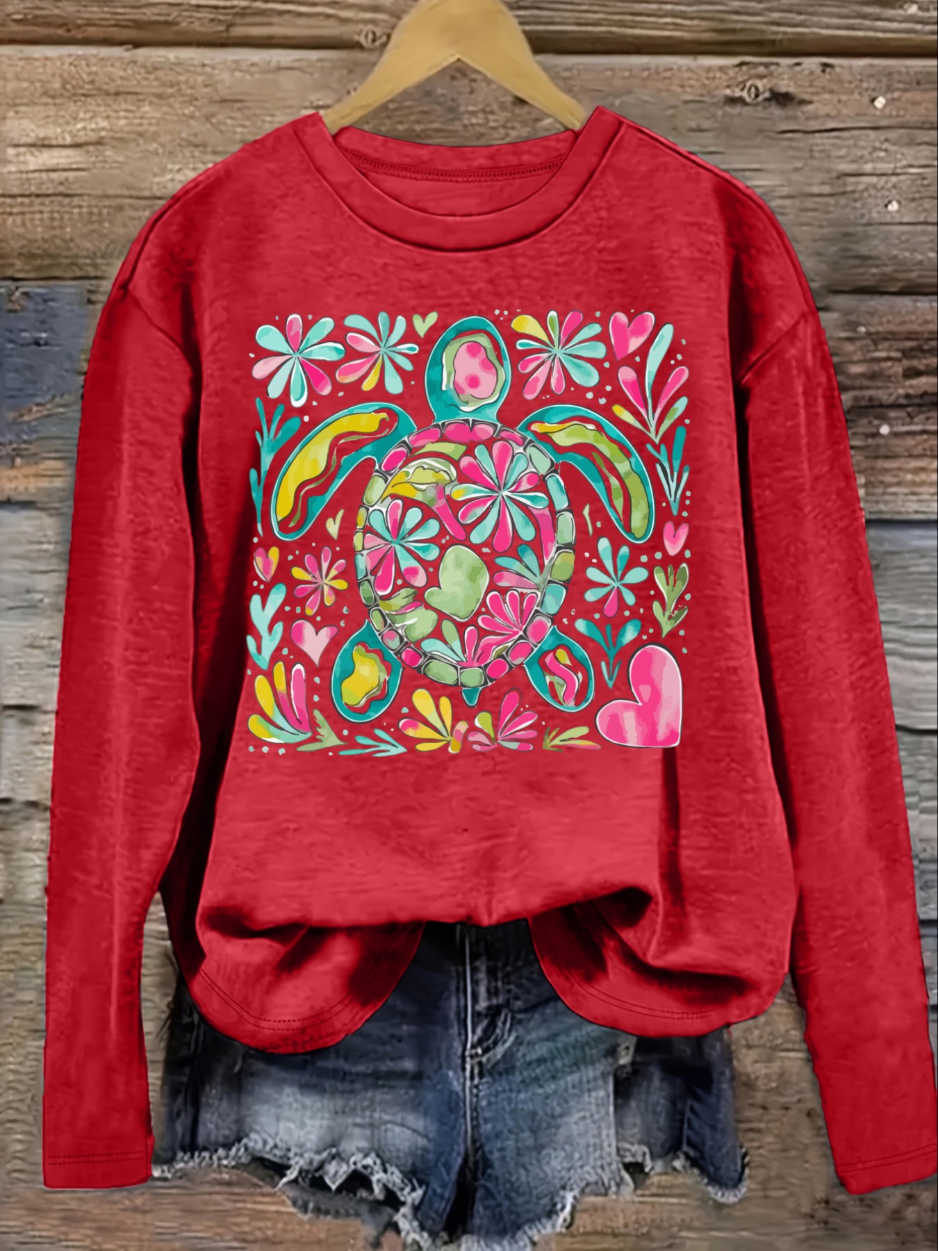 Damska codzienna koszulka z dł – Printed Floral Shirt recenzja i cena