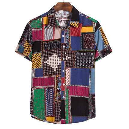 Koszula z nadrukiem w małych,  – Printed Floral Shirt recenzja i cena