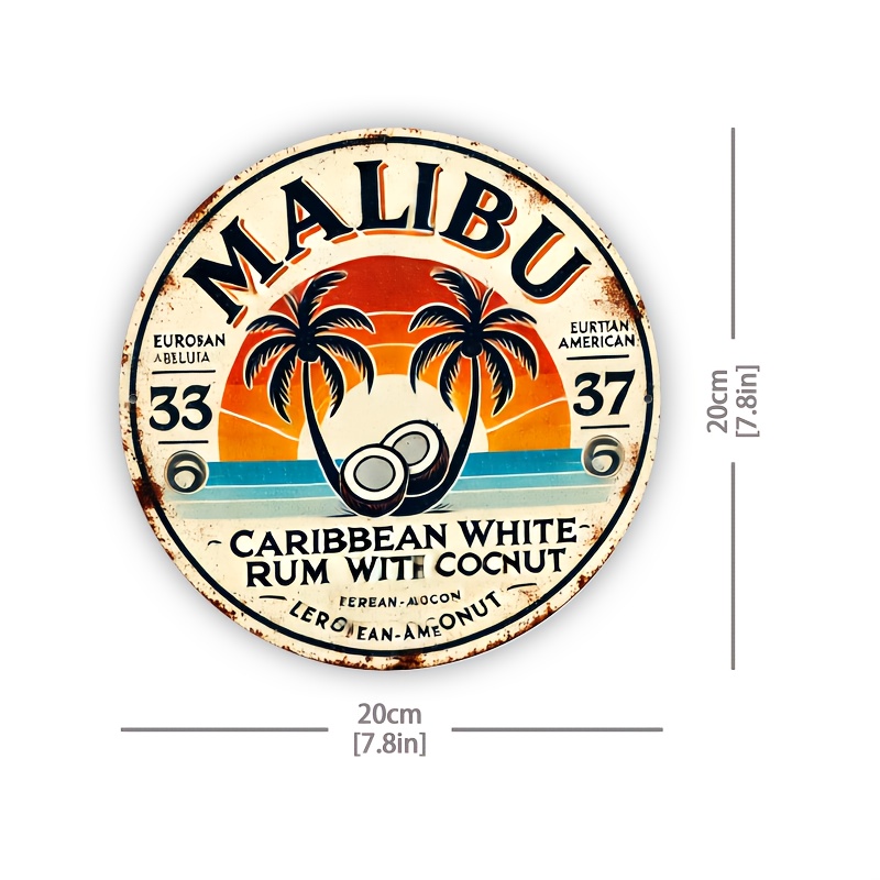 Vintage Malibu Rum Coconut Alu – Vintage Fashion Plates recenzja i cena