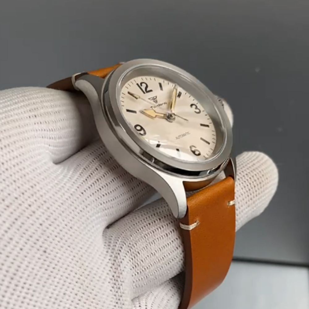 Czarny kremowy zegarek męski T – Vintage Fashion In Japan recenzja i cena