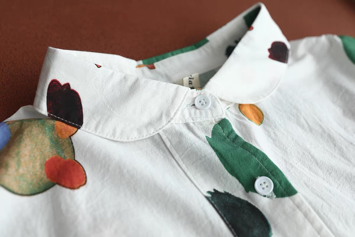 Damska koszula oversize z abst – Vintage Fashion In Japan recenzja i cena