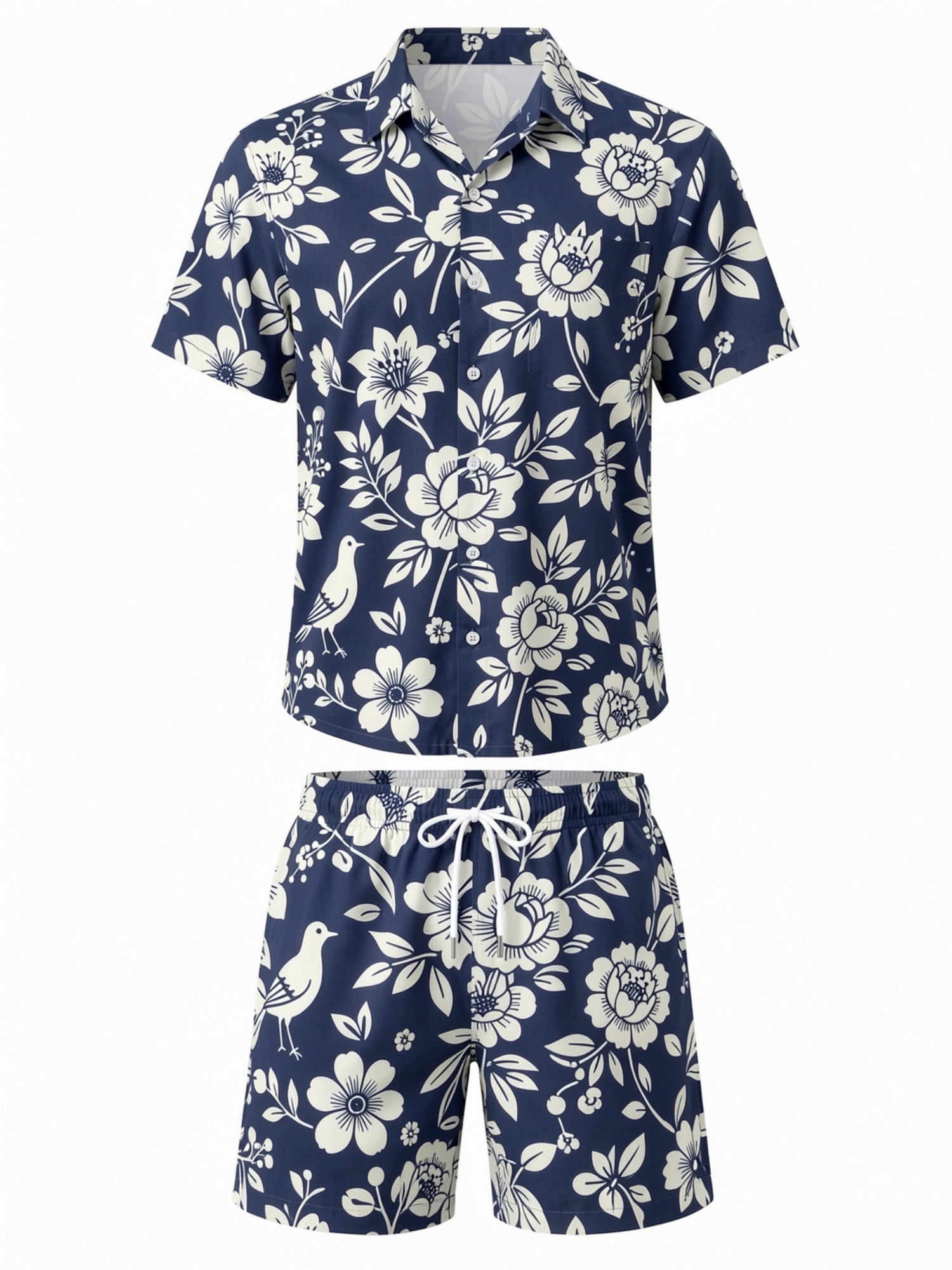 Męski zestaw: koszula w kwiaty – Printed Floral Shirt recenzja i cena