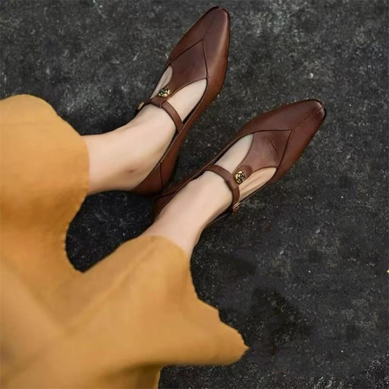 Damskie mokasyny z paskiem T i – Vintage Old Fashion recenzja i cena
