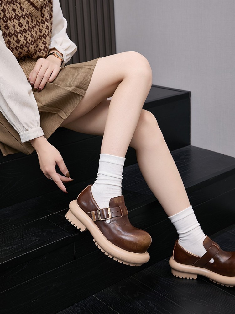 Brytyjskie buty derby w stylu  – Vintage Fashion Ladies recenzja i cena