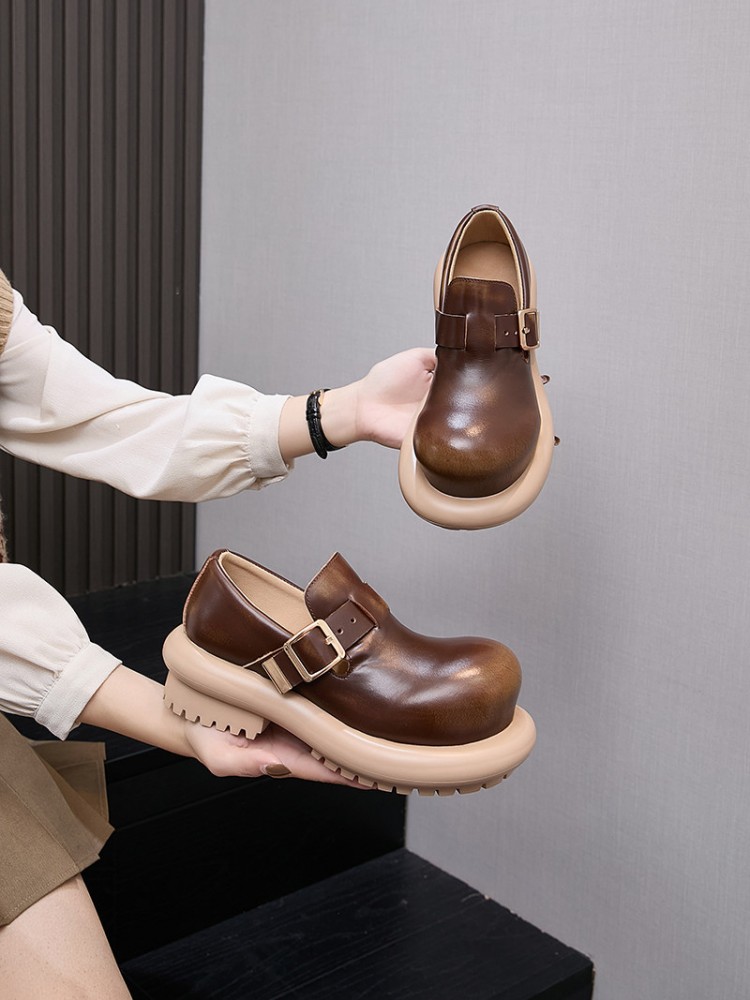 Brytyjskie buty derby w stylu  – Vintage Fashion Ladies recenzja i cena