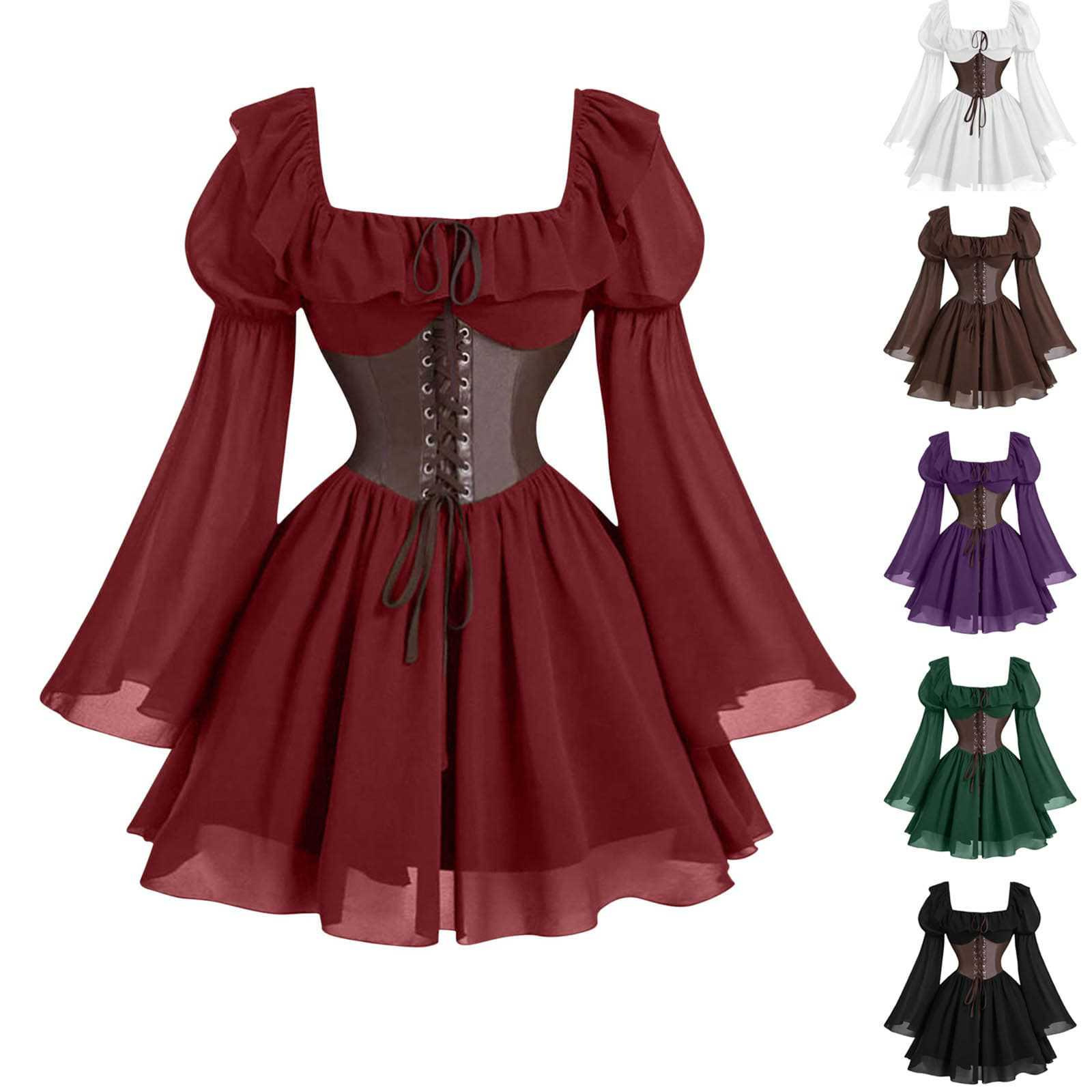 Sukienka damska z długim rękaw – Vintage Victorian Fashion recenzja i cena