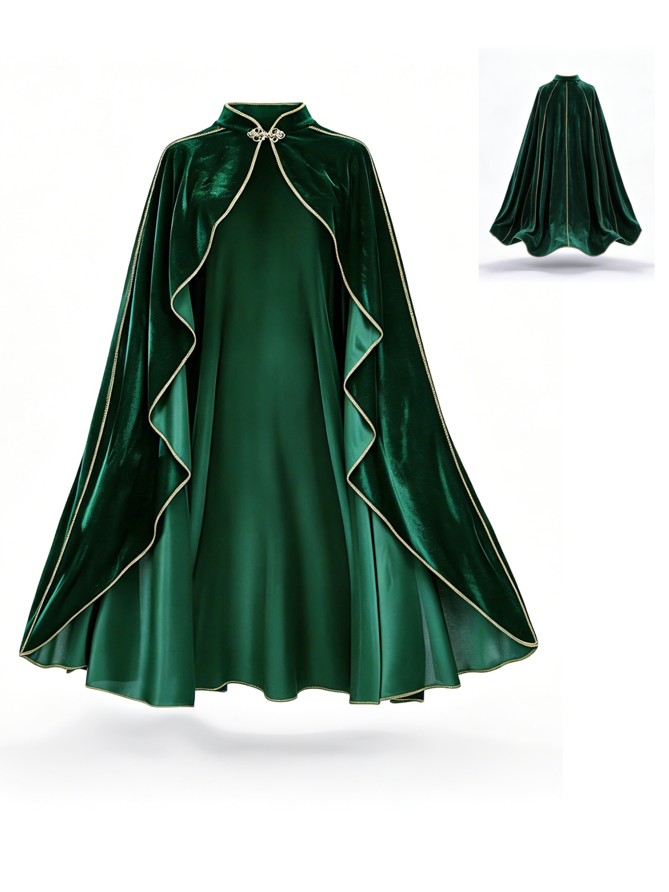 Damski płaszcz zielony aksamit – Vintage Victorian Fashion recenzja i cena