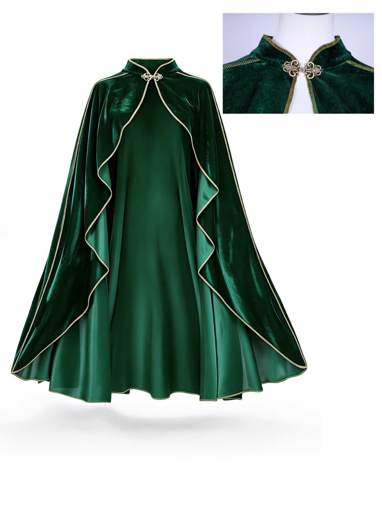 Damski płaszcz zielony aksamit – Vintage Victorian Fashion recenzja i cena