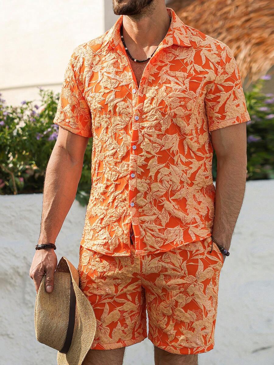 Męski zestaw letni Genlund w k – Printed Floral Shirt recenzja i cena