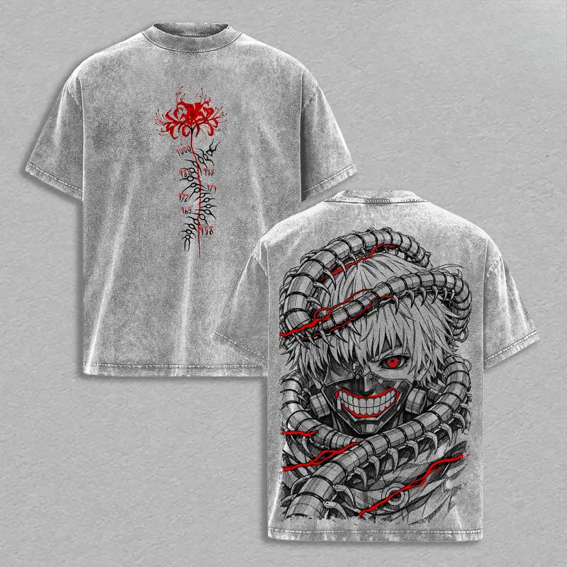Manga Kaneki Ken Retro T-Shirt – Vintage Fashion In Tokyo recenzja i cena