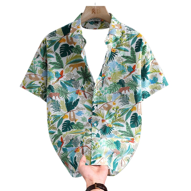 Popularna letnia hawajska kosz – Printed Floral Shirt recenzja i cena